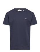 Shield Ss T-Shirt Tops T-shirts Short-sleeved Navy GANT