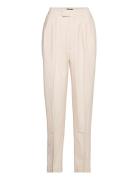 Mimmi Trousers Bottoms Trousers Straight Leg Cream Gina Tricot
