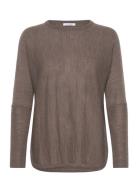 Pippa - Pullover Tops Knitwear Jumpers Brown Claire Woman