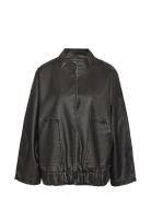 Nmhalston Washed Pu L/S Bomber Jacket Bombertakki Black NOISY MAY