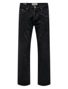 Onsedge Straight Black 6985 Tai Dnm Noos Bottoms Jeans Regular Black O...
