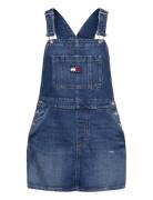 Dungaree Denim Dress Ch6138 Lyhyt Mekko Blue Tommy Jeans