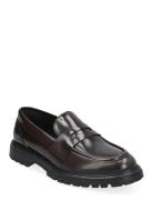 Biagil Penny Loafer Brushed Polido Loaferit Matalat Kengät Brown Bianc...