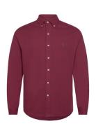 Featherweight Mesh Shirt Designers Shirts Casual Burgundy Polo Ralph L...