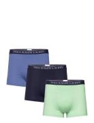 Classic Stretch-Cotton Trunk 3-Pack Bokserit Navy Polo Ralph Lauren