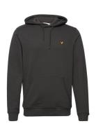 Pullover Hoodie Tops Sweat-shirts & Hoodies Hoodies Black Lyle & Scott