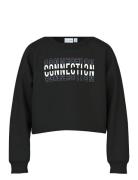 Nkfvanita Ls Short Boxy Sweat Unb Tops Sweat-shirts & Hoodies Sweat-sh...