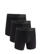 Ua Performance Tech - Solid 6 In 3Pk Bokserit Black Under Armour