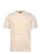 P-Thompson 206 Tops T-shirts Short-sleeved Cream BOSS