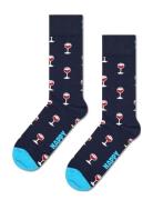 Glass Of Wine Sock Lingerie Socks Regular Socks Navy Happy Socks