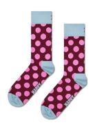 Big Dot Sock Lingerie Socks Regular Socks Pink Happy Socks