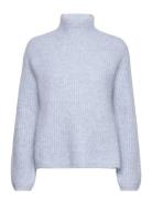 Syringabbrika Knit Tops Knitwear Jumpers Blue Bruuns Bazaar