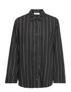 Fiamd Shirt Tops Shirts Long-sleeved Black Modström