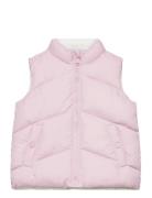 Reversible Quilted Gilet Toppaliivi Pink Mango