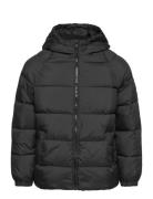 Hood Quilted Coat Toppatakki Black Mango