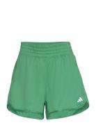 Pacer Knit High Sport Shorts Sport Shorts Green Adidas Performance