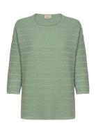 Frsinne Pu 5 Tops Knitwear Jumpers Green Fransa