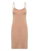 Rada Rebecca Slip Dress Lyhyt Mekko Beige Bruuns Bazaar