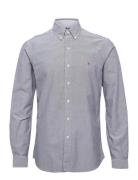 Custom Fit Oxford Shirt Tops Shirts Casual Grey Polo Ralph Lauren