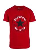 Te-S/S Tee Sport T-shirts Short-sleeved Red Converse