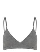 Bra Soft Bra Carin Cotton Lingerie Bras & Tops Soft Bras Bralette Grey...