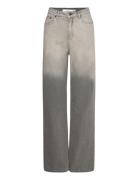 Zorellygz Hw Wide Pants Bottoms Jeans Wide Grey Gestuz