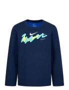 Nike Dri-Fit Swoosh Longsleeve Tee Tops T-shirts Long-sleeved T-shirts...