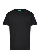 T-Shirt Tops T-shirts Short-sleeved Black United Colors Of Benetton