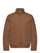 Quilted Windcheater Ohut Takki Brown GANT