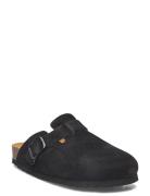 Sl Fae New Suede Black Matalapohjaiset Sandaalit Black Scholl