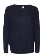 Sc-Biara Tops Knitwear Jumpers Navy Soyaconcept