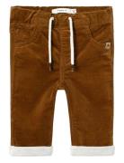 Nbmben Regular Cord Pant Wl 4632-Yt N Bottoms Trousers Brown Name It