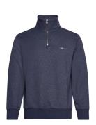 Reg Shield Half Zip Sweat Tops Sweat-shirts & Hoodies Sweat-shirts Blu...