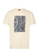 Mmgriver Bird Tee Tops T-shirts Short-sleeved Cream Mos Mosh Gallery