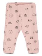 Pants Aop Sweat Bottoms Sweatpants Pink Minymo