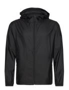 Packable Lightweight Windbreaker Ohut Takki Black GANT