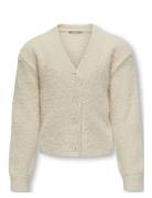 Kogpiumo L/S Button Up Cardigan Knt Noos Tops Knitwear Cardigans Beige...