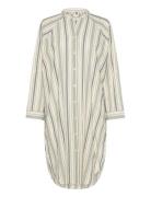 Remain Shirtdress Stripe Polvipituinen Mekko Green Moshi Moshi Mind