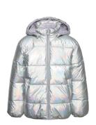 Puffer Jacket Small Kids Toppatakki Silver Lindex