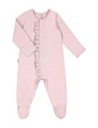 Baby Frilla Full Bodysuit Pitkähihainen Body Pink Gugguu