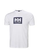 Hh Box T Sport T-shirts Short-sleeved White Helly Hansen