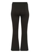 Kcjenna Flared Leggings Bottoms Trousers Flared Black Kaffe Curve