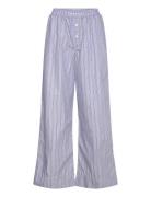 Holiday Pants Bottoms Trousers Wide Leg Blue H2O Fagerholt