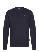 Salis Long Sleeve T-Shirt Tops T-shirts Long-sleeved Navy Napapijri