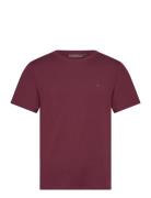 James Tee Designers T-shirts Short-sleeved Burgundy Morris