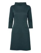 Kim Dogtooth Dress Polvipituinen Mekko Blue Jumperfabriken