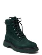 Women Boots Shoes Boots Ankle Boots Laced Boots Green Tamaris