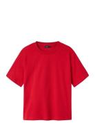 Nlfrehail Ss Short L Top Tops T-shirts Short-sleeved Red LMTD