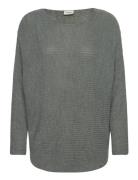 Freretta Pu 3 Tops Knitwear Jumpers Grey Fransa