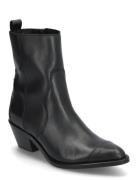 Austin Black Leather Ankle Boots Shoes Boots Ankle Boots Ankle Boots W...